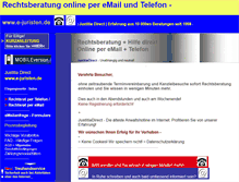 Tablet Screenshot of e-juristen.de